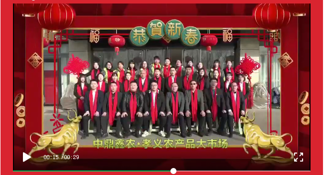 新年到 祝福到 鼎鑫集團(tuán) 中鼎鑫農(nóng)集團(tuán)向社會各界恭賀新春