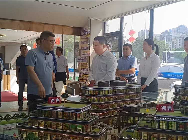 河南通許縣領導一行蒞臨【鼎鑫?幸福滙】考察